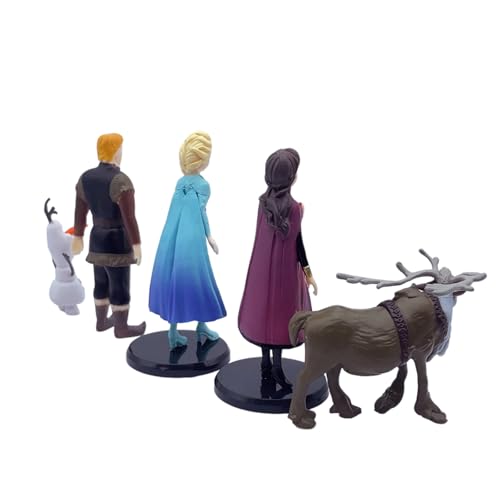 Frozen Tortendeko, 5 Stück Die Eiskönigin Tortendeko, Elsa Olaf Anna Cake Topper, Figur, Kuchen Dekoration Geburtstag, Tortenaufleger, Cupcake Deko, Torten Deko, Für Kinder von Kanfyyl