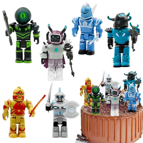 Roblx Figuren, 6 Stück Roblx Tortendeko Set, Roblx Spielzeug, Actionfiguren Geburtstag Deko von Kanfyyl
