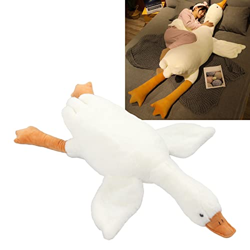 50-190 cm Riesige Gans Plüschtiere Große Ente Puppe Weiches Kuscheltier Schlafkissen Kissen für Kinder und Mädchen(190cm) von Kangmeile