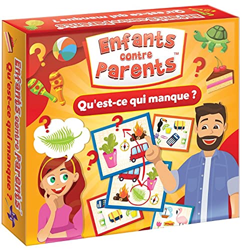 Jeu de Société Jeu de Cartes Jeu de Réflexion Pour Enfants et Adultes Jeu d'Ambiance Jeu de Mémoire | Enfants contre Parents Qu'est-ce qui Manque | 84 Cartes | dès 5 Ans Jeu de Société Jeu de Cartes Jeu de Réflexion Pour Enfants et Adultes Jeu d'Ambiance Jeu de Mémoire | Enfants contre Parents Qu'est-ce qui Manque | 84 Cartes | dès 5 Ans von KANGUR