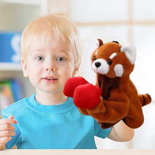Kanoauo Handpuppen Für Kinder,Lustiges Stofftier | Boxpuppen Mit Ausfahrbaren Armen Für Kinder Ab 3 Jahre Rollenspiel Zuhause Geburtstag Weihnachten von Kanoauo