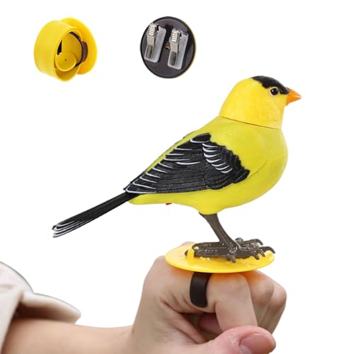 Kanoauo Sprechender Vogel,Vogel Figuren Spielzeuge | Realistischer Sprechender Elektronischer Schreibtisch Haustier Für Sensorisches Spiel Geburtstag Zimmer Deko von Kanoauo