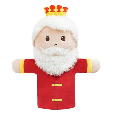 Märchenhandpuppen - König, Königin, Prinzessin, Prinz & Elf - Weiche Lernpuppen Mit Beweglichem Mund Für Rollenspiele, Geschichtenerzählen & Vorschulbildung - Kinder Handspielpuppen Für Jungens& Mädch Märchenhandpuppen - König, Königin, Prinzessin, Prinz & Elf - Weiche Lernpuppen Mit Beweglichem Mund Für Rollenspiele, Geschichtenerzählen & Vorschulbildung - Kinder Handspielpuppen Für Jungens& Mädch von Kanoauo