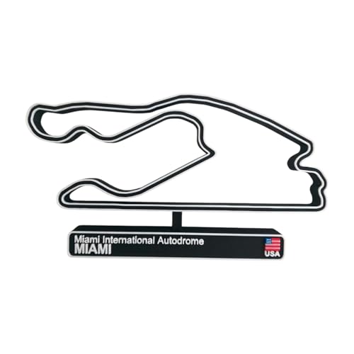 Miami Rennbahn, 3D-Modellbau der F1-Rennbahn, Auto-Dekoration von Kanoretech