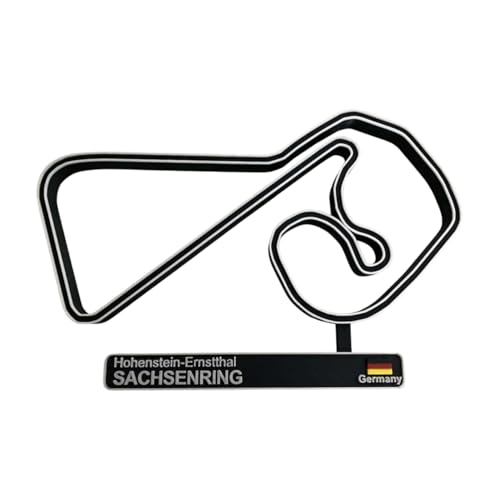 Sachsenring Rennbahn, 3D-Rennbahn, Auto-Dekoration von Kanoretech