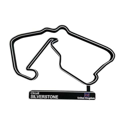 Silverstone Rennbahn, 3D-Rennbahn, Auto-Dekoration von Kanoretech