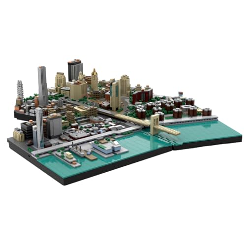 Kaoliscious Architecture New York City Skyline Klemmbausteine Bauklötze, Modular Modellbausatz Wolkenkratzer Gebäude, 5022 Stück Architektur Wahrzeichen-Kollektion Entworfen von Taters Kaoliscious Architecture New York City Skyline Klemmbausteine Bauklötze, Modular Modellbausatz Wolkenkratzer Gebäude, 5022 Stück Architektur Wahrzeichen-Kollektion Entworfen von Taters von Kaoliscious