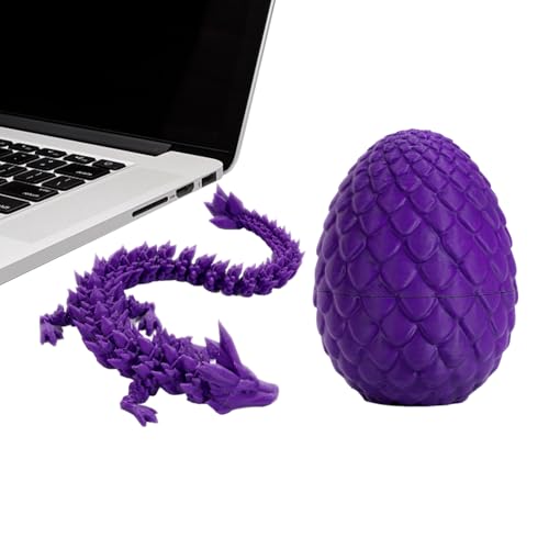 Drachenei mit Drache, 3D-Gedruckter Drache im Ei, 3D Printed Dragon Spielzeug im Ei, Flexible 3D Gedruckte Dracheneier Geschenk für Jungen, Mädchen von Kapaunn