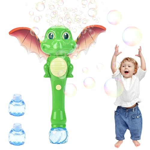 Kapaunn Cartoon-Blasenstäbe,Dinosaurier-Blasenstab,Niedliches Dinosaurier-Blasenstab-Blasenblasspielzeug mit Lösung | Partygeschenke mit Flügeln, Spielzeug für draußen, Sommerunterhaltung für Kinder, von Kapaunn