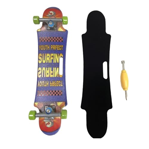 Kapaunn Finger-Skateboards,Rutschfestes kreatives Mini-Spielzeug - Langlebige, professionelle Finger-Skateboards für Kinder, Lernspielzeug für Jugendliche und Erwachsene von Kapaunn
