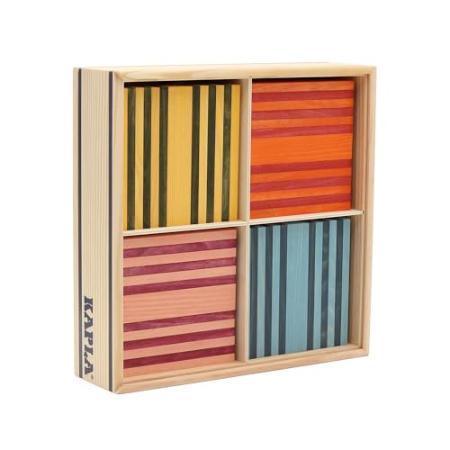 100er Kasten OCTOCOOR von KAPLA®, 8 fröhliche Farben, die euren Bauwerken das gewisse Etwas verleihen von KAPLA