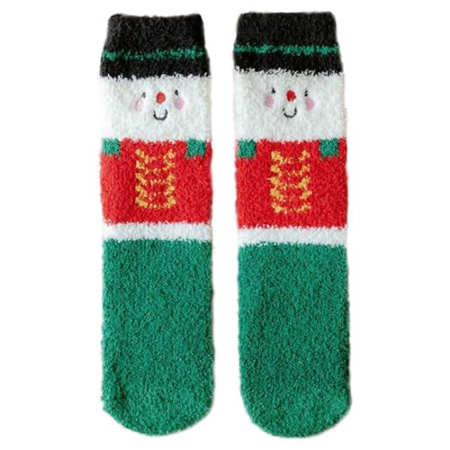 Fuzzy Festival Socken, flauschig, dick, Cartoon, Weihnachten, atmungsaktiv, gemütlich, Weihnachten, Urlaub, Crew-Socken von Kapmore