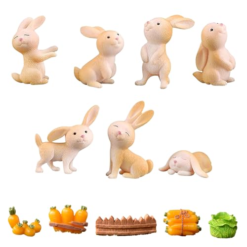 Kapokr 12 Stück Osterhasen Figuren Harz Mini Hase Figuren Kleine Dreidimensional Kaninchen Deko für Osterdeko Mikro Landschaft Dekofigur Kuchendeko Desktop Ornament Geburtstagsgeschenk Kapokr 12 Stück Osterhasen Figuren Harz Mini Hase Figuren Kleine Dreidimensional Kaninchen Deko für Osterdeko Mikro Landschaft Dekofigur Kuchendeko Desktop Ornament Geburtstagsgeschenk von Kapokr
