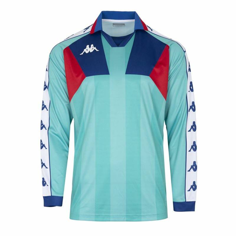 Herren Kurzarm-Fußballtrikot Kappa Amario Blau Rot von Kappa
