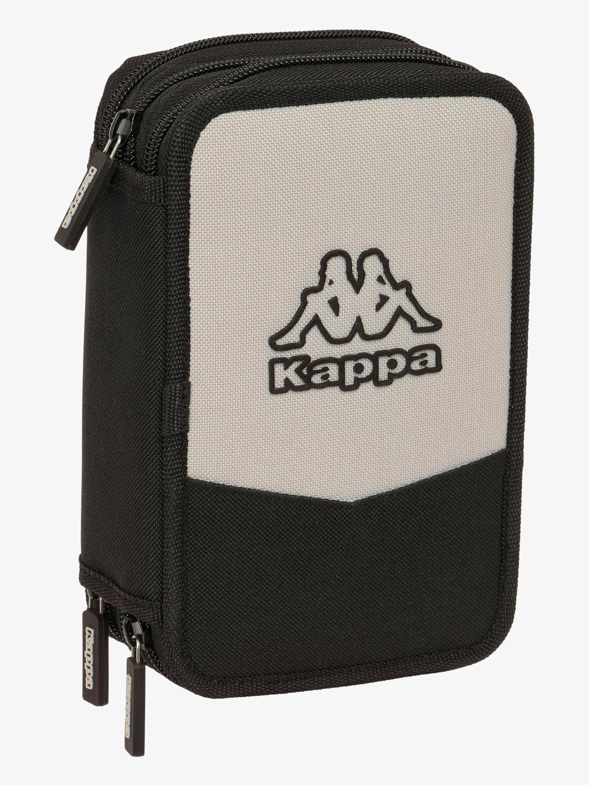 Kappa Gefülltes Dreifach-Federmäppchen 37 Teile, Grau von Kappa