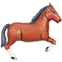 XXL Formballon Braunes Pferd, 91cm XXL Formballon Braunes Pferd, 91cm von Karaloon GmbH