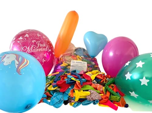 1 Kg Luftballons gemischt - Restposten von Karaloon