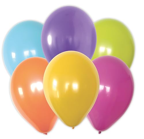 18 Naturkautschukballons - plastikfreie Verpackung, 23-25 cm / 10 inch von Karaloon
