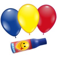 Ballons mit Aufblashilfe im 3er Set, kinderleichtes Aufpusten Ballons mit Aufblashilfe im 3er Set, kinderleichtes Aufpusten von Karaloon