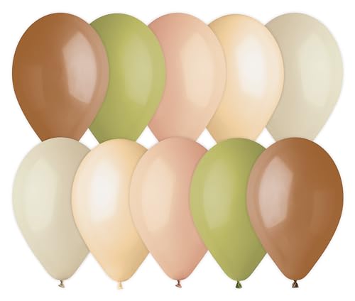 15 Luftballons Natural Range, 23-25 cm / 10 inch von Karaloon