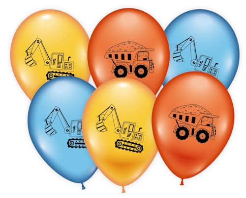 6 Ballons Baustelle von Karaloon