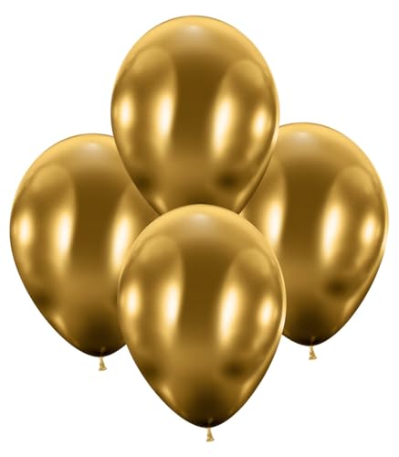 50 Luftballons glossy gold, 31 cm / 13 inch von Karaloon