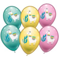Lama-Luftballons mit stolzem Lama, niedliche Latexballons im 6er Pack Lama-Luftballons mit stolzem Lama, niedliche Latexballons im 6er Pack von Karaloon