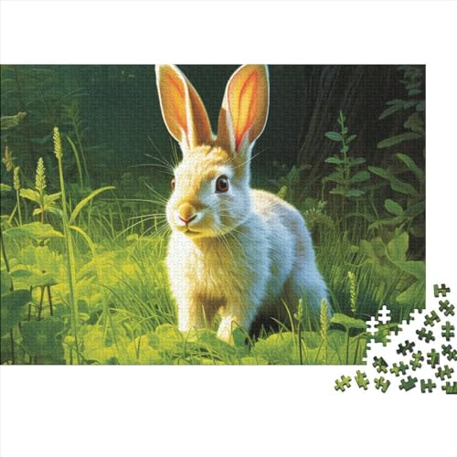 Rabbit Puzzle 1000 Pieces for Adults Teenagers Unique Gift DIY Kit Family Puzzle for Children and Adult Gifts Home Decor 1000pcs (75x50cm) von KarfRi