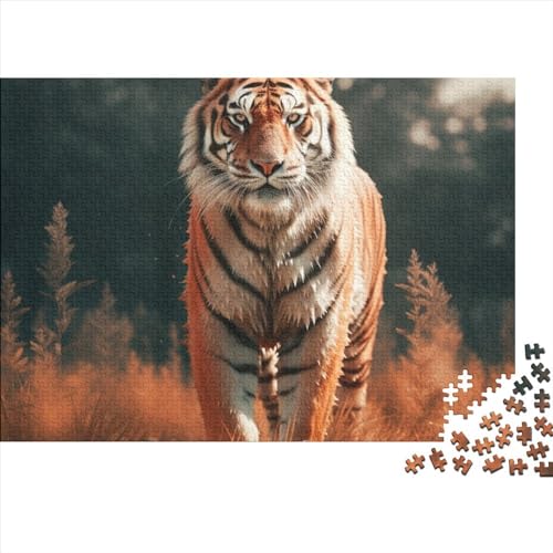 Tiger 1000 Pieces Puzzle for Adults Teenagers Game Toy Gift DIY Kit Family Puzzle for Children and Adult Gifts Home Decor 1000pcs (75x50cm) von KarfRi