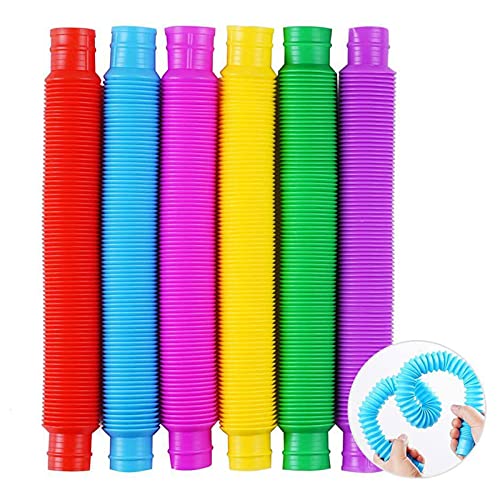 12 Stücke Pop Tubes Toys, Sensorik Spielzeug Mini Pop Röhren für Kinder, Jugendliche Und Erwachsene Pop Tube Toys Sensorisches Spielzeug mit Autismus und Unachtsamkeit Ideal als Anti-Stress-Spielzeug 12 Stücke Pop Tubes Toys, Sensorik Spielzeug Mini Pop Röhren für Kinder, Jugendliche Und Erwachsene Pop Tube Toys Sensorisches Spielzeug mit Autismus und Unachtsamkeit Ideal als Anti-Stress-Spielzeug von Karjiaja