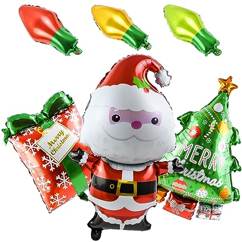 6 Stück Weihnachten Luftballons, Weihnachten Folienballon Weihnachten Deko Ballons Merry Christmas Ballons Weihnachtsballons Folie Luftballons Weihnachten Ballons für Karneval Party Neujahr Dekoration 6 Stück Weihnachten Luftballons, Weihnachten Folienballon Weihnachten Deko Ballons Merry Christmas Ballons Weihnachtsballons Folie Luftballons Weihnachten Ballons für Karneval Party Neujahr Dekoration von Karjiaja