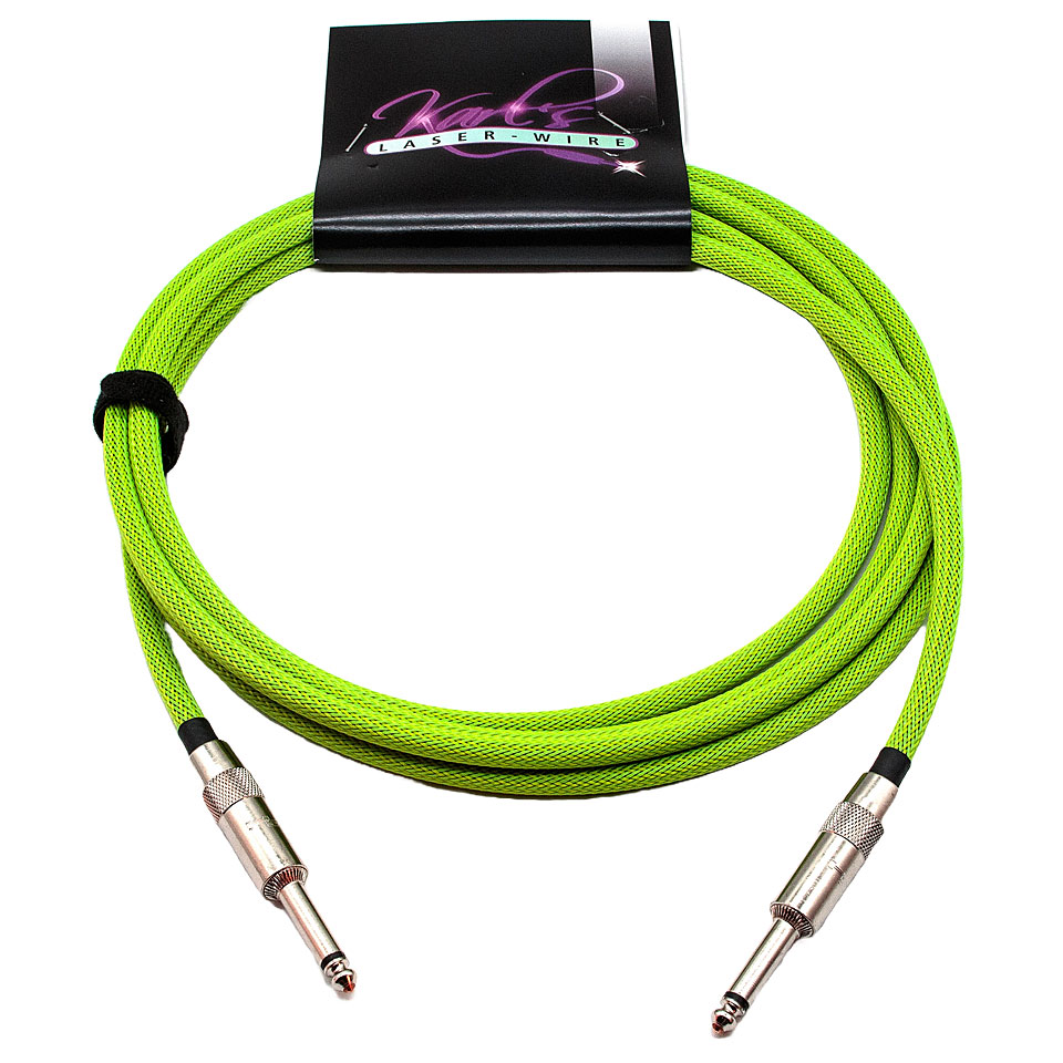 Karl's Laser-Wire 3m K/K neon green Instrumentenkabel Karl's Laser-Wire 3m K/K neon green Instrumentenkabel von Karl's