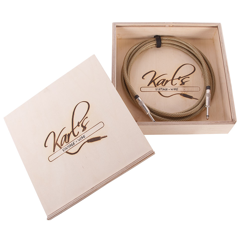 Karl's Vintage-Wire 3 m K/K Instrumentenkabel Karl's Vintage-Wire 3 m K/K Instrumentenkabel von Karl's