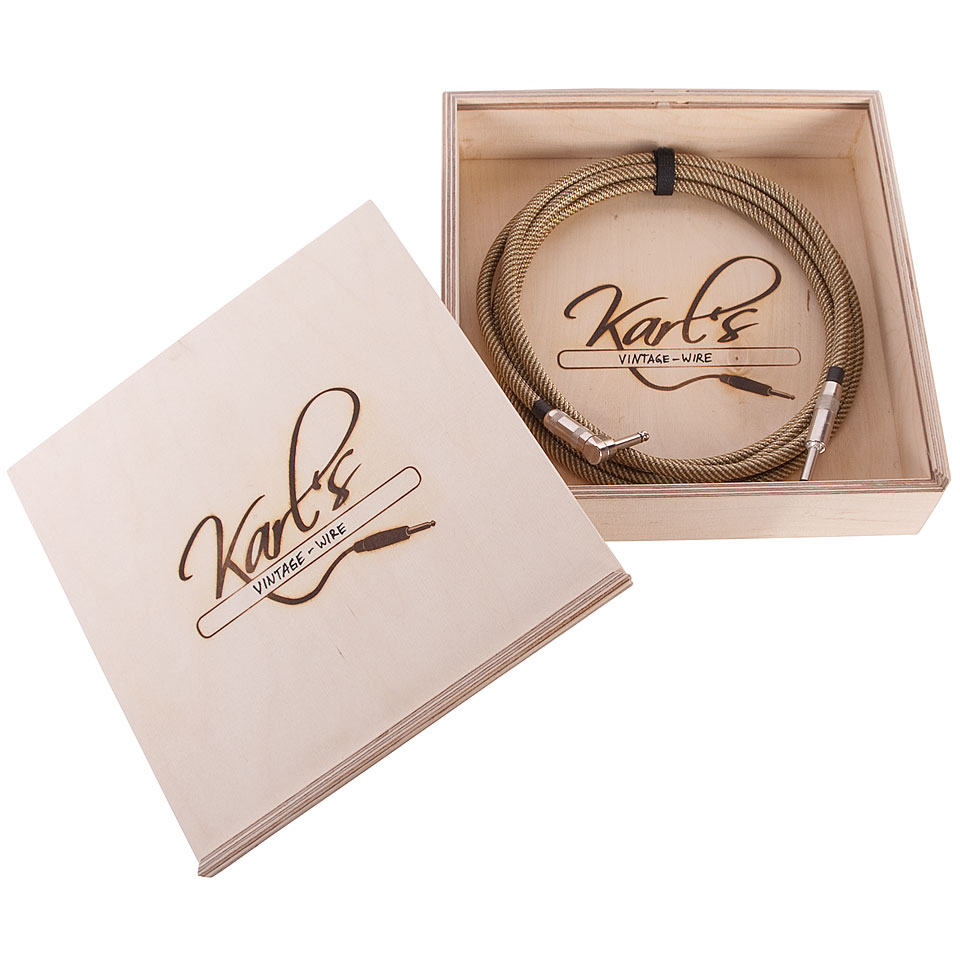 Karl's Vintage-Wire 3 m WK/K Instrumentenkabel Karl's Vintage-Wire 3 m WK/K Instrumentenkabel von Karl's