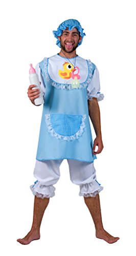 Karneval-Klamotten Baby Kostüm Erwachsene Herren-Kostüm blau-weiß Karneval Fasching von Karneval-Klamotten