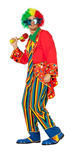 Karneval-Klamotten Clown-Kostüm-Herren Clownfrack mit Hose bunt von Karneval-Klamotten