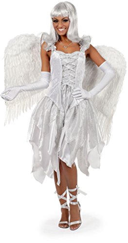 Karneval-Klamotten Engel Kostüm Damen sexy weiß Gabriela Karneval Weihnachten Damenkostüm Engelskleid Gr 34 von Karneval-Klamotten