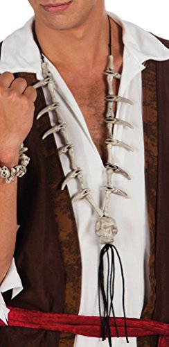 Karneval-Klamotten Halskette Kette Totenkopf Knochen Halloween Karneval Karneval-Klamotten Halskette Kette Totenkopf Knochen Halloween Karneval von Karneval-Klamotten