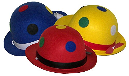 Karneval-Klamotten Kostüm Melone Clown mit Punkte Zubehör Zirkus Karneval von Karneval-Klamotten