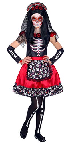 Karneval-Klamotten La Catrina Kostüm Mädchen Halloween Tag der Toten von Karneval-Klamotten