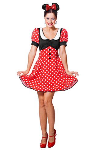 Karneval-Klamotten Minnie Mouse Kostüm Damen Minnie Maus-Kostüm Karneval Damen-Kostüm von Karneval-Klamotten