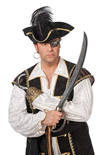 Karneval-Klamotten Piratsenset Fasching 2 TLG. Schwert Pirat und Piratenhaken von Karneval-Klamotten