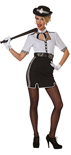 Karneval-Klamotten Polizist Kostüm Damen Polizistin Bobby England Damen-Kostüm von Karneval-Klamotten