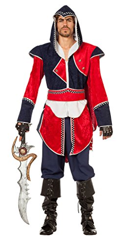 Karneval-Klamotten Tempelritter Krieger Kostüm Herren Assassin Herren-Kostüm von Karneval-Klamotten