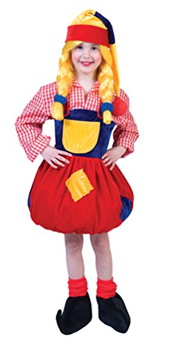 Karneval-Klamotten Zwerg Kostüm Mädchen Kinder mit Zwergen-Hut Zwergen-Mütze Mädchen-Kostüm von Karneval-Klamotten