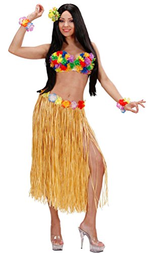 Kostüm Hawaii Rock Karibik Natur lang Dame Kostüm Karneval Sommerparty Damenkostüm Einheitsgröße von Karneval-Klamotten