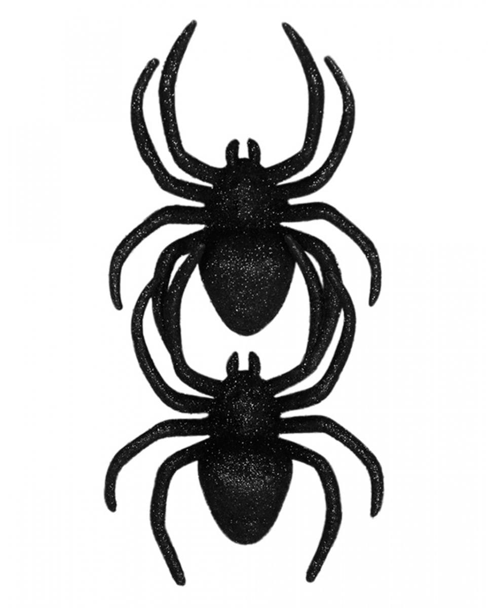 2 Schwarze Spinnen als Deko 2 Schwarze Spinnen als Deko von Karneval Universe