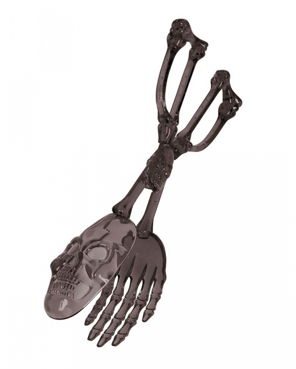 28cm Skelett Gebäckzange  Halloween Besteck von Karneval Universe
