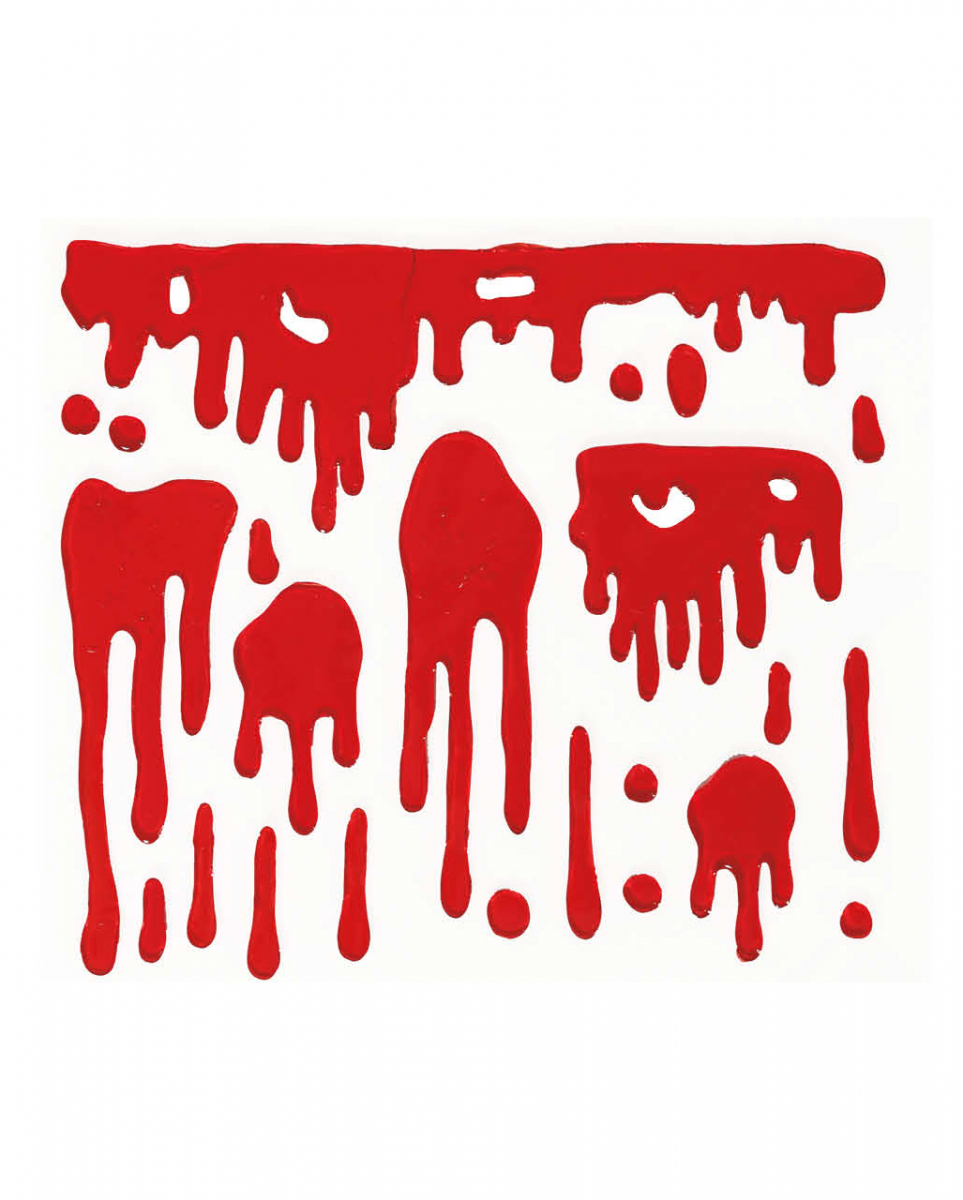 3D Blut Gel Fenster Halloween Dekoration für ? von Karneval Universe