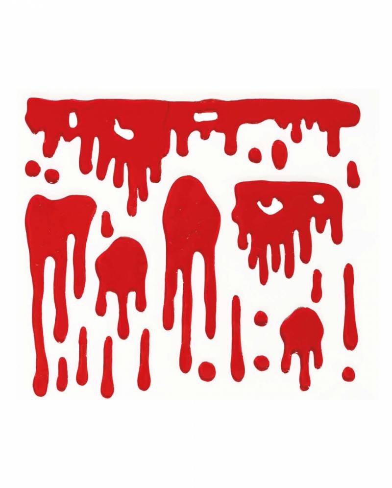 3D Blut Gel Fenster Halloween Dekoration für ? von Karneval Universe